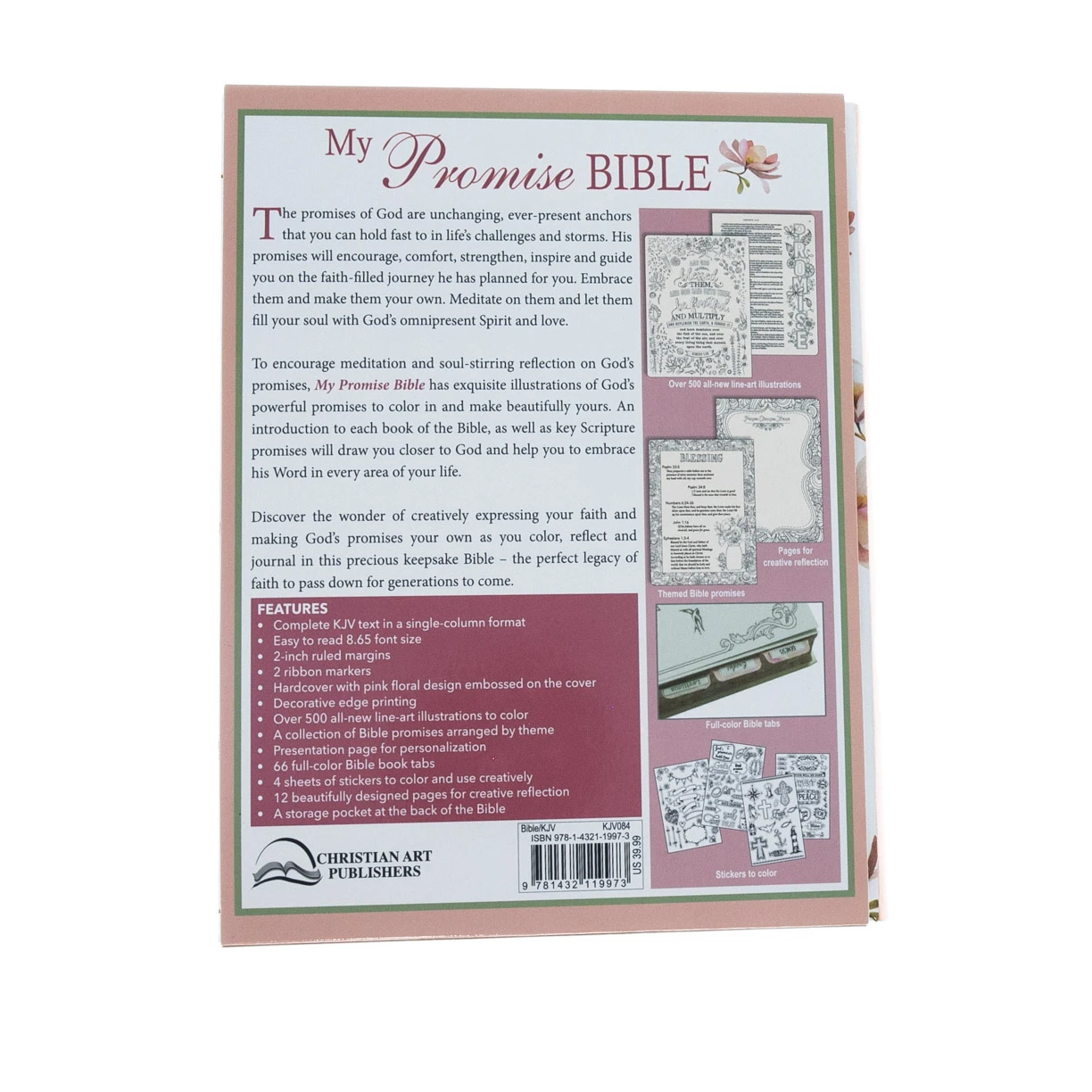 KJV Pink Hardcover My Promise Bible 7 KJV Pink Hardcover My Promise Bible - Image 5