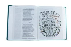 NIV Beautiful Word Bible Leathersoft, Teal – Updated Edition -Books-Bible 100 0051 4