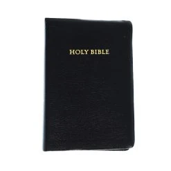 KJV Heritage Black Reference Bible -Genuine Leather