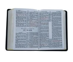 KJV Heritage Black Reference Bible -Genuine Leather -Books-Bible 100 0140 4