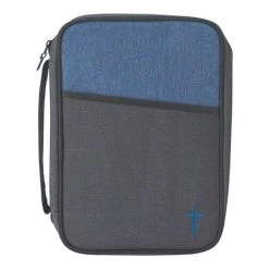 BC: Gray & Blue Reinforced Polyester Large