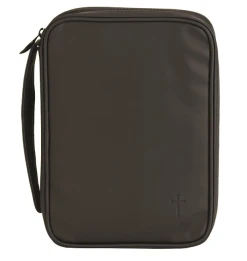 BC: Black Vinyl W/ Cross Large Print Cover