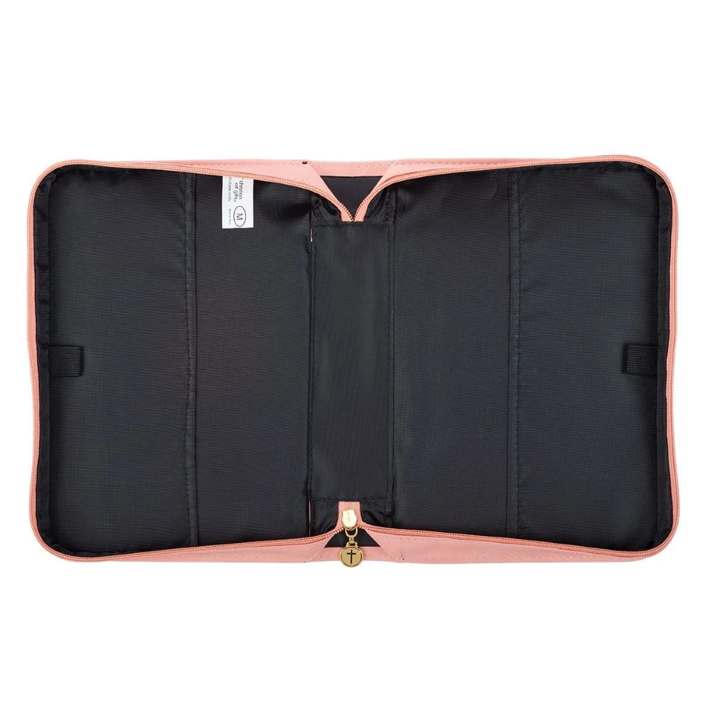 BC: He Works All Things For Good Peach Floral Faux Leather Large 5 BC: He Works All Things For Good Peach Floral Faux Leather Large - Image 3