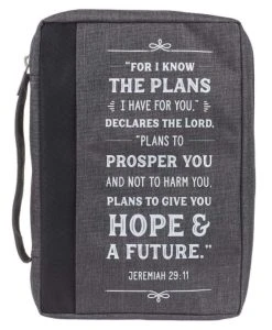 BC: I Know The Plans Charcoal Value Large