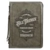 BC: All Things Filigree Gray Faux Leather Medium 1 BC: All Things Filigree Gray Faux Leather Medium -Books-Bible 124 0256 0