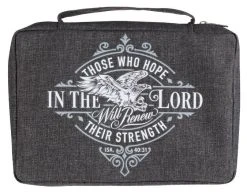 BC : Hope In The LORD Charcoal – Isaiah 40:31 – Large