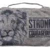 BC: Strong And Courageous Lion Gray – Medium -Books-Bible 124 0296 0 1