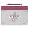BC: Strong And Courageous Topas Pink Faux Leather Fashion Large 2 BC: Strong And Courageous Topas Pink Faux Leather Fashion Large -Books-Bible 124 0326 0