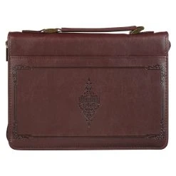 BC: The LORD’s Prayer Walnut And Burgundy Faux Leather Medium -Books-Bible 124 0333 1 1