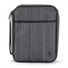 BC : Black & Grey Cross Reinforced Polyester Large -Books-Bible 124 0968 0