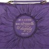 BC: She Is Clothed Proverbs 31:25 Large Purple -Books-Bible 124 1393 0