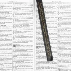 BC: Trust In The Lord Proverbs 3:5 Black/Silver Large -Books-Bible 124 1433 3