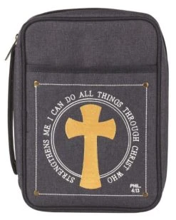BC: Canvas Denim Philippians 4:13 I Can Do All Things Paperback