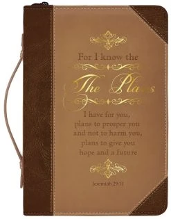 BC: The Plans Jeremiah 29:11 Brown & Gold Large