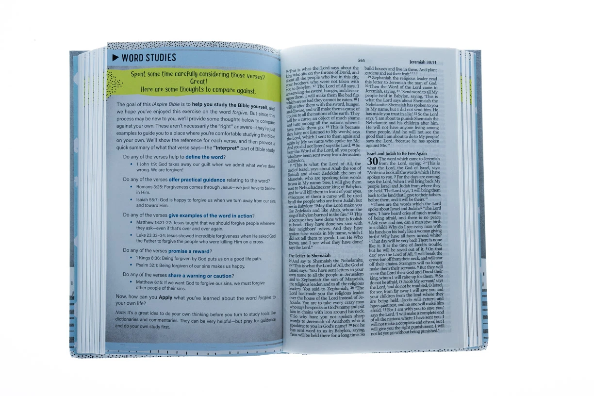 IASPIRE Teen Study Bible: New Life Version 6 IASPIRE Teen Study Bible: New Life Version - Image 4