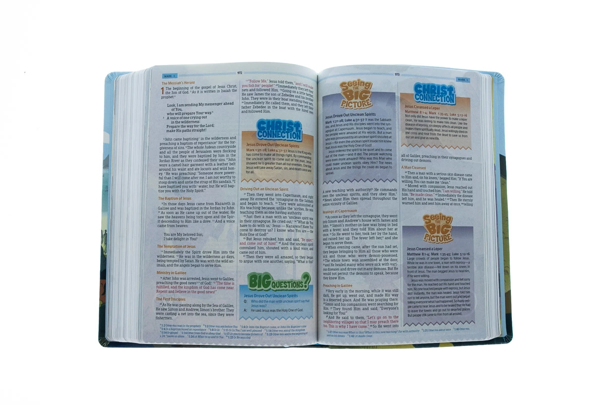 HCSB Big Picture Interactive Bible: Jesus Edition LeatherTouch 5 HCSB Big Picture Interactive Bible: Jesus Edition LeatherTouch - Image 3