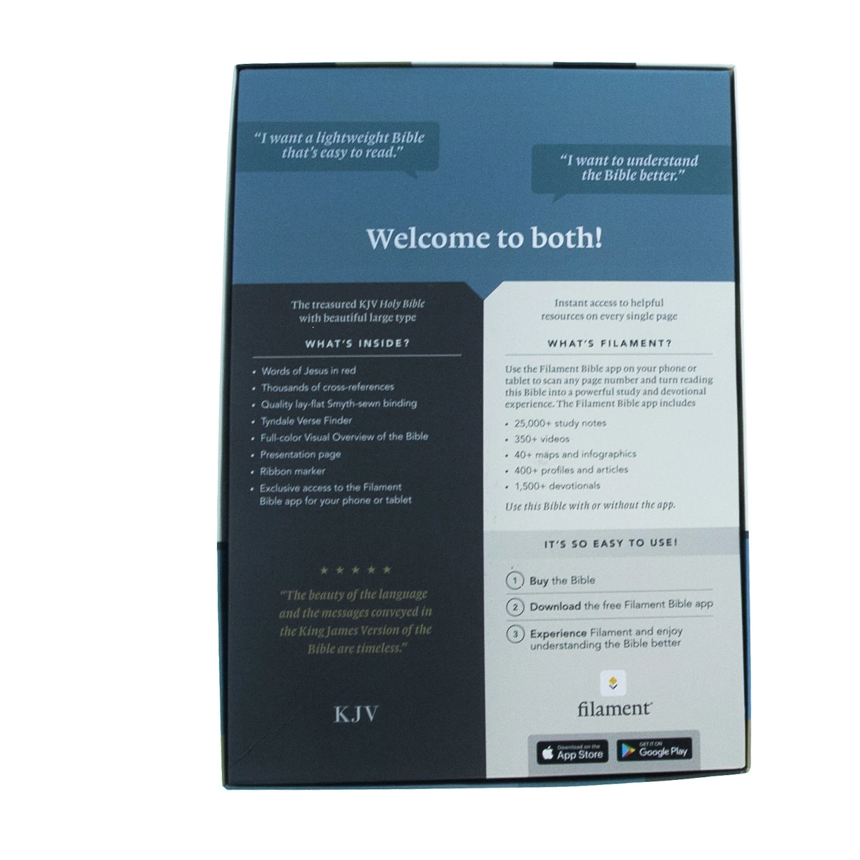 KJV Large Print Thinline Reference Bible, Filament Enabled Edition-Red 6 KJV Large Print Thinline Reference Bible, Filament Enabled Edition-Red - Image 4