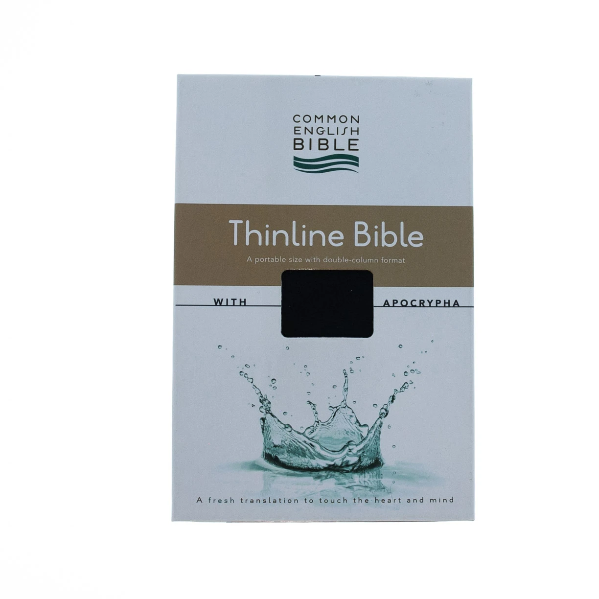 CEB Thinline Bible W/Apocrypha-Black DecoTone 3 CEB Thinline Bible W/Apocrypha-Black DecoTone