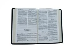 KJV Windsor Text Bible-Black Calfskin Leather -Books-Bible 200 0561 3