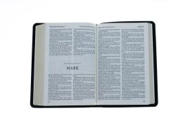 KJV Windsor Text Bible-Black Calfskin Leather -Books-Bible 200 0561 4