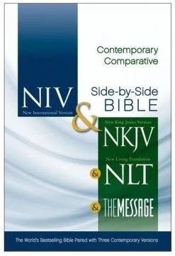 Contemporary Comparative Side-By-Side Bible-PR-NIV/NKJV/NLT/MS