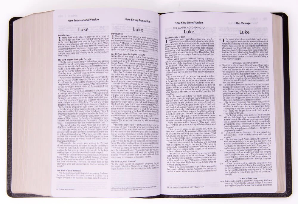 Parallel Side-By-Side Bible NIV/NKJV/NLT/MS 6 Parallel Side-By-Side Bible NIV/NKJV/NLT/MS - Image 4