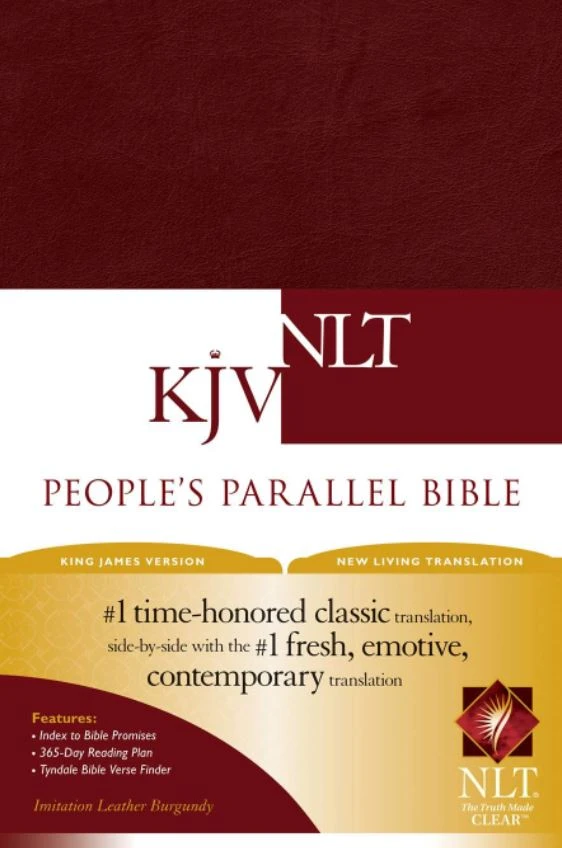 KJV/NLT2 People’s Parallel Bible-Burgundy Imitation Leather 3 KJV/NLT2 People’s Parallel Bible-Burgundy Imitation Leather