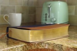 NIV & KJV Side-By-Side Bible/Large Print-Navy/Tan Duo-Tone -Books-Bible 202 0049 4