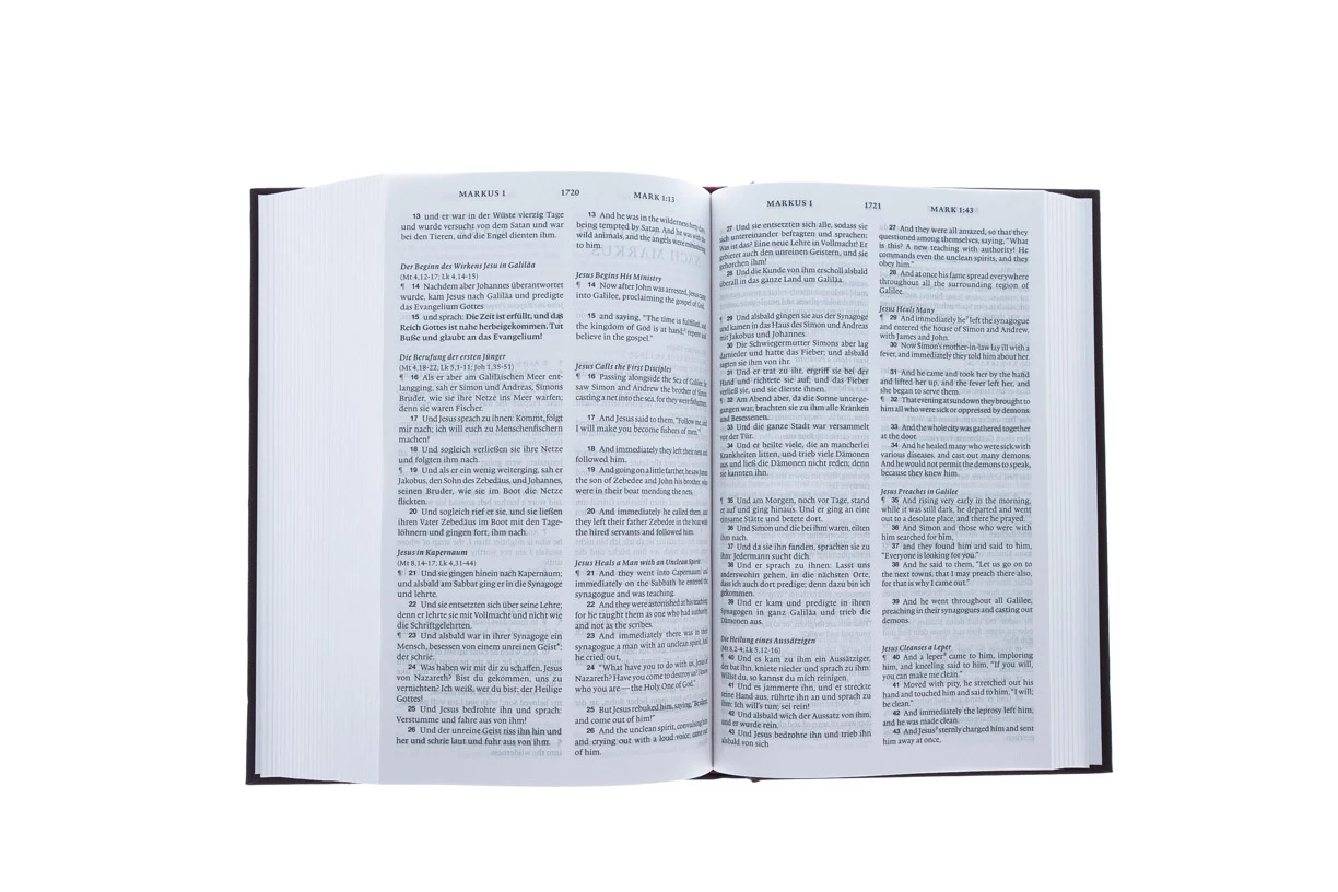 ESV German/English Parallel Bible-Dark Red Hardcover 7 ESV German/English Parallel Bible-Dark Red Hardcover - Image 5