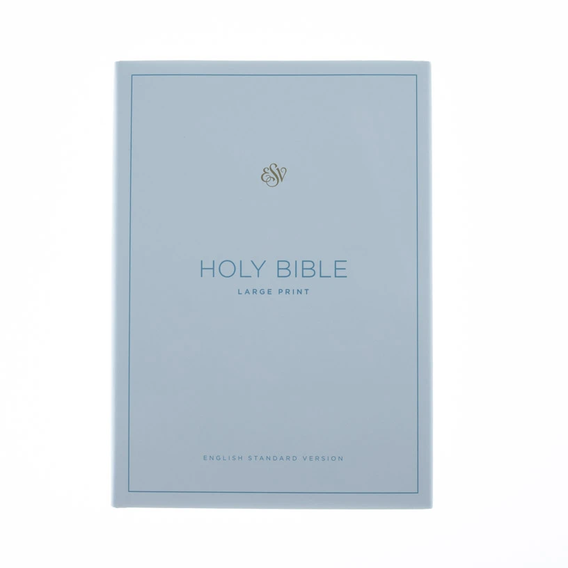 ESV Large Print Bible Blue/Light Blue Hardcover 3 ESV Large Print Bible Blue/Light Blue Hardcover