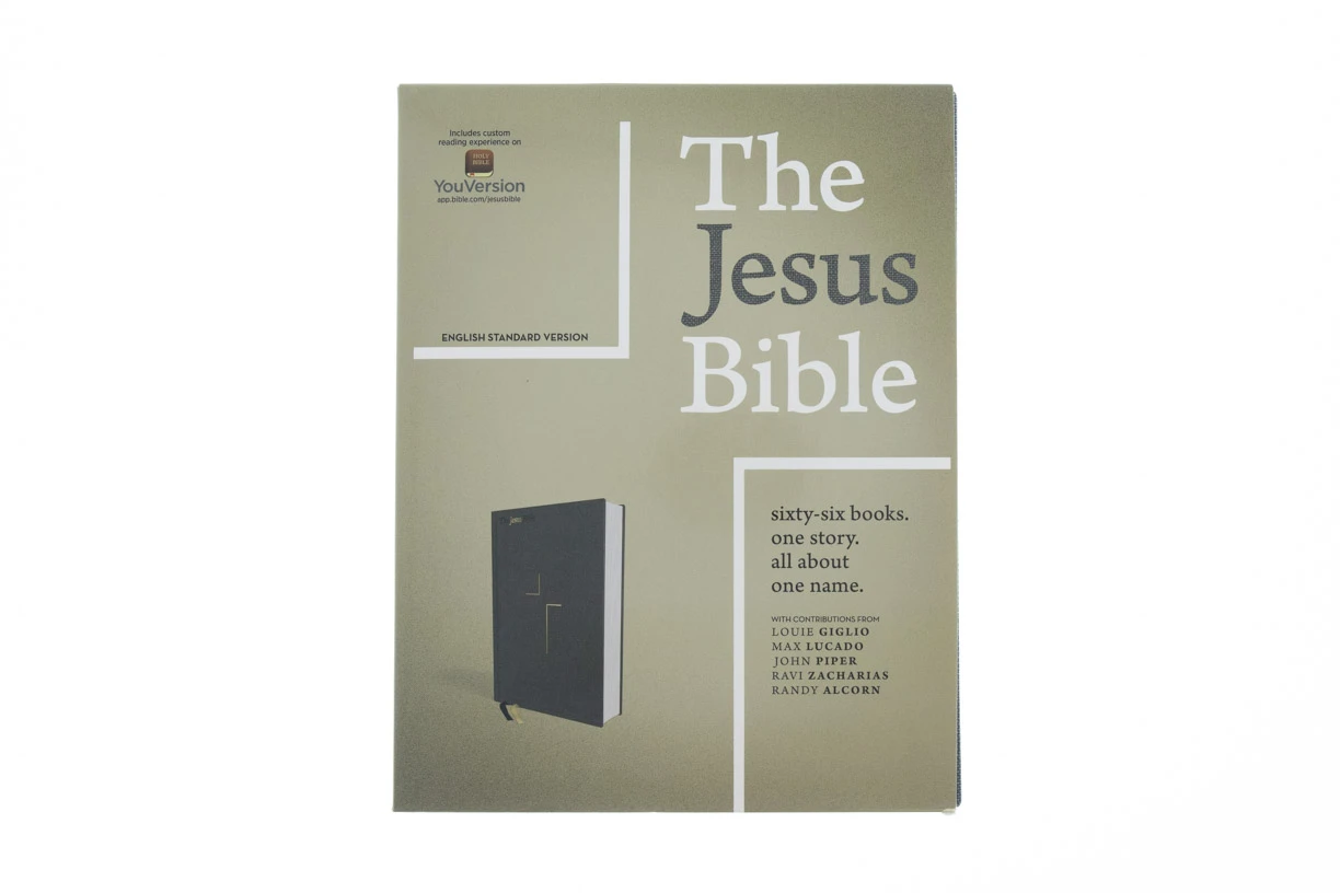 ESV The Jesus Bible, Cloth Over Board, Gray Hardcover 4 ESV The Jesus Bible, Cloth Over Board, Gray Hardcover - Image 2