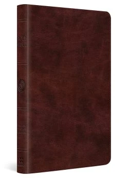 ESV Large Print Thinline Bible (Trutone, Mahogany)