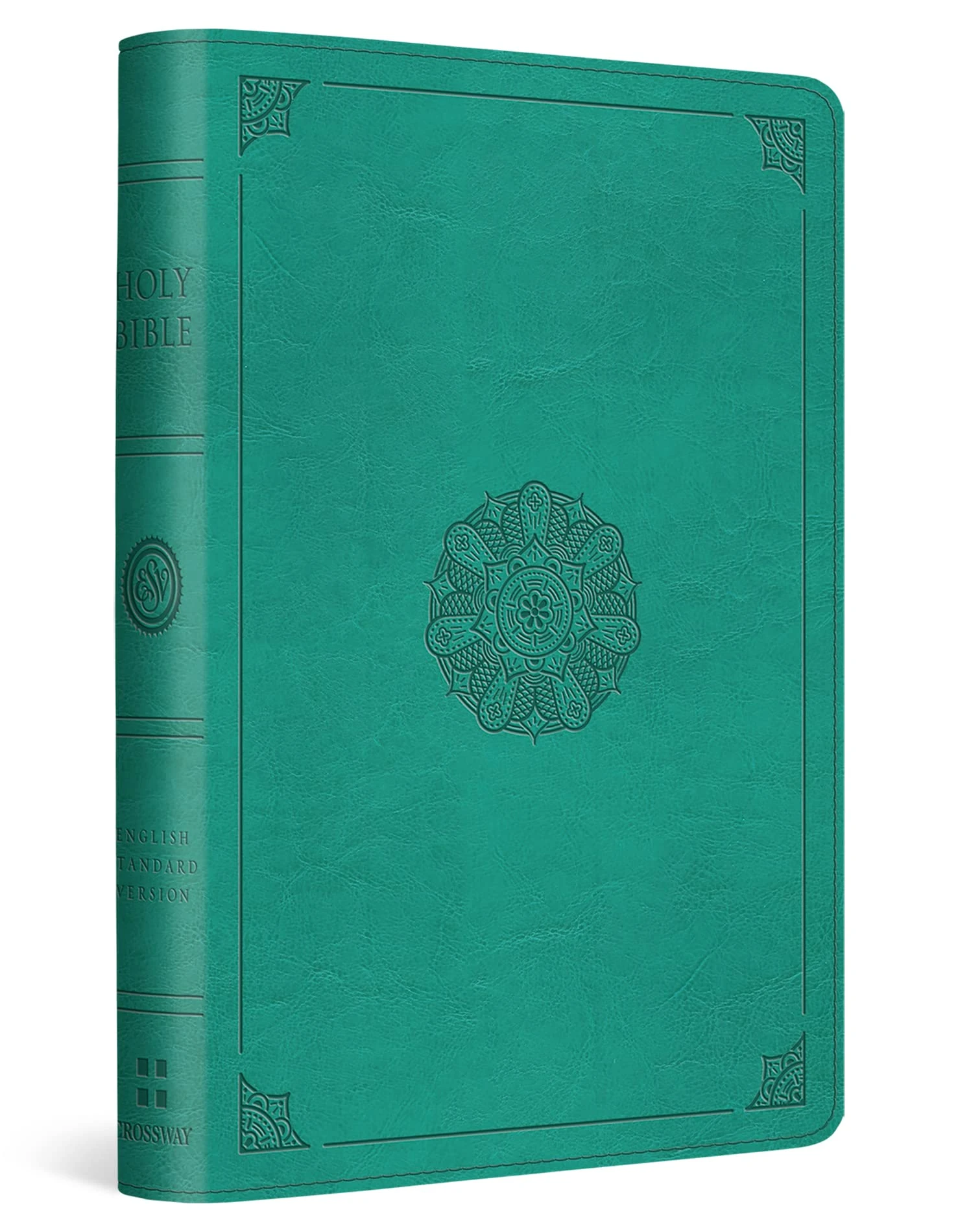 ESV Compact Bible (TruTone, Turquoise, Emblem Design) 3 ESV Compact Bible (TruTone, Turquoise, Emblem Design)