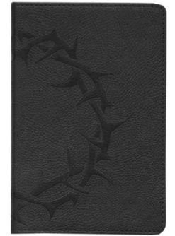 ESV Compact Bible -TruTone, Charcoal, Crown Design