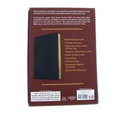 KJV Super Giant Print Reference Bible, Black Leathertouch -Books-Bible 206 0150 5 1