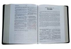 KJV Hebrew-Greek Key Word Study-Black Bonded Leather -Books-Bible 206 0358 4