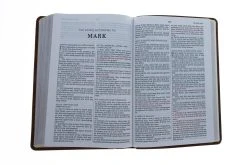 Kjv Thinline Bible, Large Print, Tan Leathersoft -Books-Bible 206 0360 4