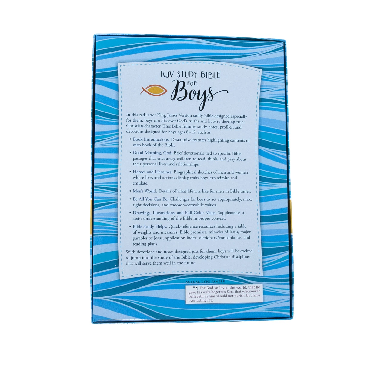 KJV Study Bible For Boys-Olive/Brown LeatherTouch 7 KJV Study Bible For Boys-Olive/Brown LeatherTouch - Image 5