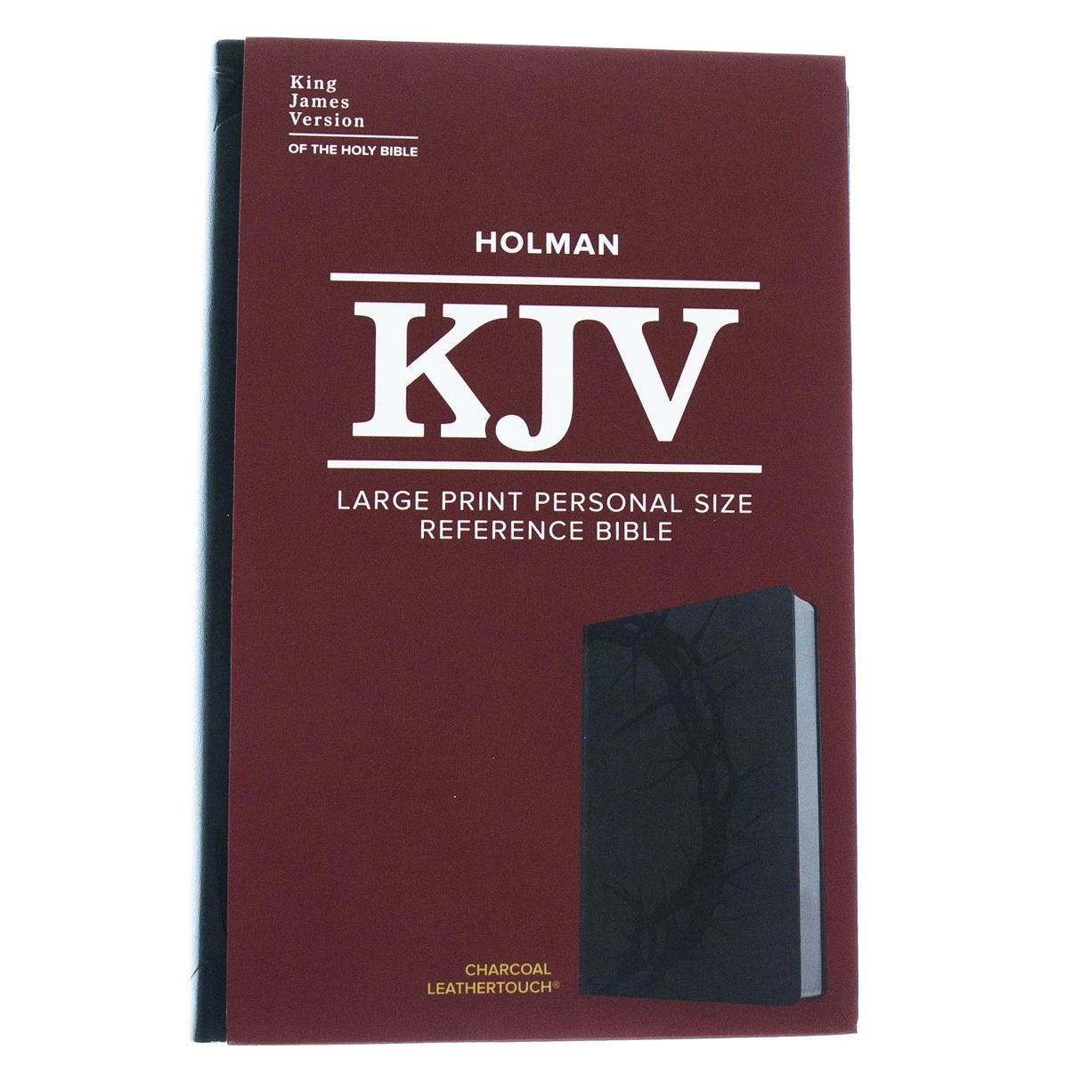 KJV Large Print Personal Size Reference Bible, Charcoal Leathertouch 4 KJV Large Print Personal Size Reference Bible, Charcoal Leathertouch - Image 2