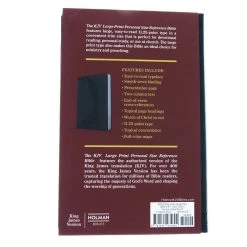 KJV Large Print Personal Size Reference Bible, Charcoal Leathertouch 13 KJV Large Print Personal Size Reference Bible, Charcoal Leathertouch -Books-Bible 206 0432 5
