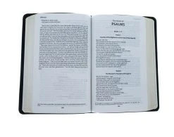 KJV Black, Genuine Leather, Single-Column Bible -Out Of Print -Books-Bible 206 0436 3