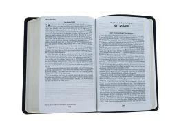 KJV Black, Genuine Leather, Single-Column Bible -Out Of Print -Books-Bible 206 0436 4