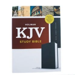 KJV Study Bible, Full-Color, Charcoal Cloth-Over-Board: Study Notes,