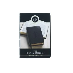KJV Compact Large Print Lux-Leather Dark Brown -Books-Bible 206 0468 1