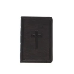 KJV Compact Large Print Lux-Leather Dark Brown -Books-Bible 206 0468 2