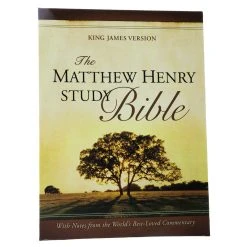 Matthew Henry Study Bible Black Bonded Leather -Books-Bible 206 0561 1