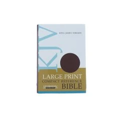 KJV Large Print Compact Reference Bible-Espresso Flexisoft -Books-Bible 206 0581 1