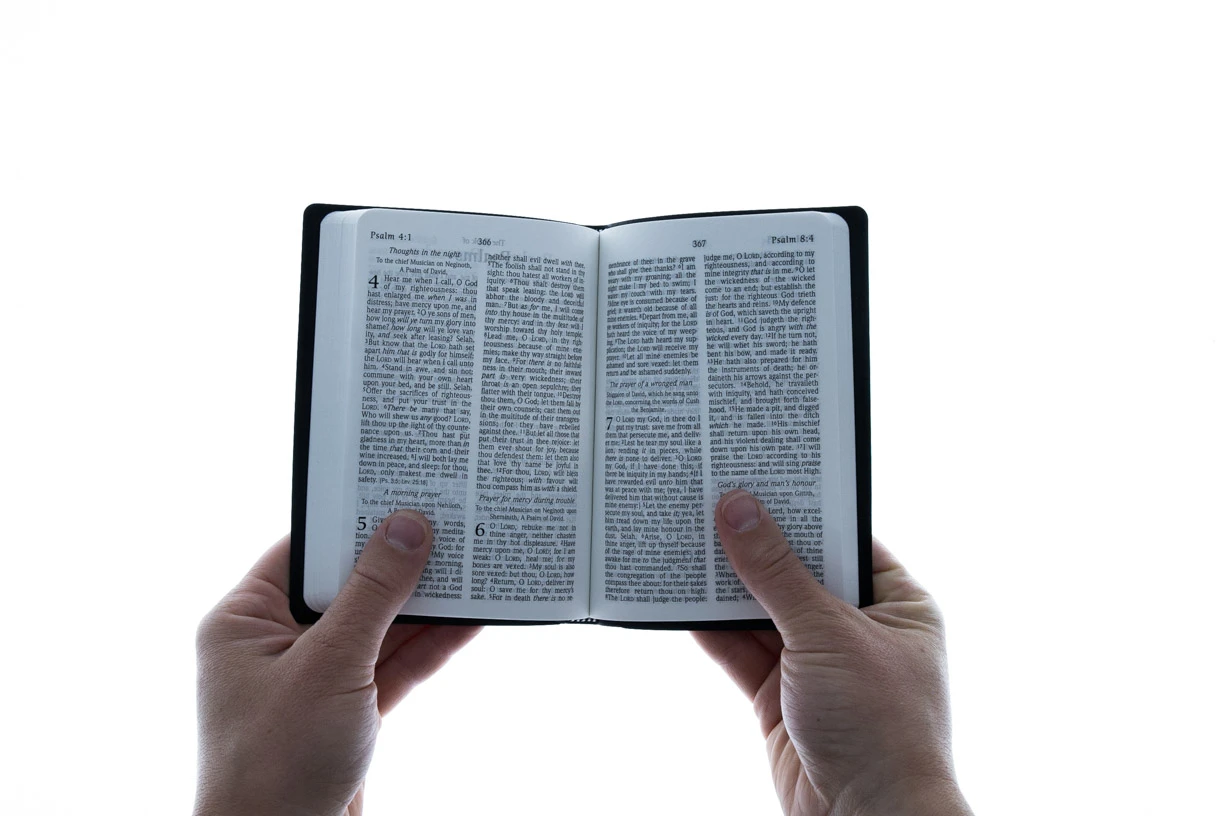 KJV New Testament With Psalms & Proverbs-Black Imitation Leather 6 KJV New Testament With Psalms & Proverbs-Black Imitation Leather - Image 4