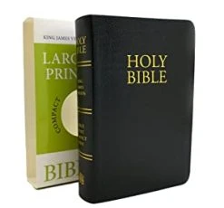 KJV Compact Bible Bonded Leather Large Print