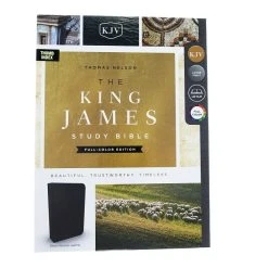 KJV Study Bible, Genuine Leather Black, Indexed, Full-Color Edition -Books-Bible 206 0714 1 1